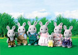 Sylvanian Families Celebration Babblebrook Rabbit Family