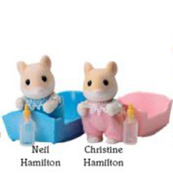 Sylvanian Family Hamster Baby