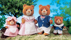 Sylvanian Family Marmalade Bear Family