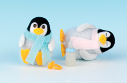 Sylvanian Family Penguin Twin Babies