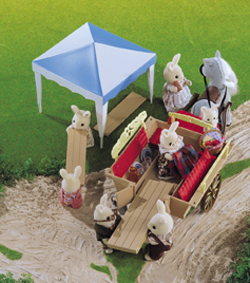 Sylvanian Family Pony and Trap